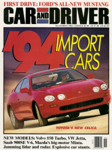 CAR & DRIVER 1993 NOV - ALLISONS,XJ220,MUSTANGS,456GT